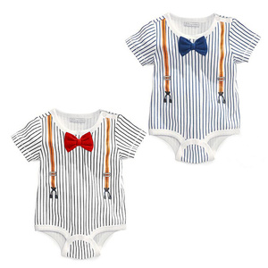 China China <span class=keywords><strong>Wholesale</strong></span> <span class=keywords><strong>Bonds</strong></span> recém-nascidos roupa do bebê listrado <span class=keywords><strong>Romper</strong></span> - Product Image 1