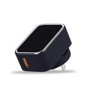 <span class=keywords><strong>Cargador</strong></span> de Pared <span class=keywords><strong>USB</strong></span> Tipo-C de <span class=keywords><strong>Doble</strong></span> Puerto Universal para Android PD QC3.0 con Protección OVP OTP, Enchufes para EE. UU. y UE, 18 W, Eléctrico - Product Image 5