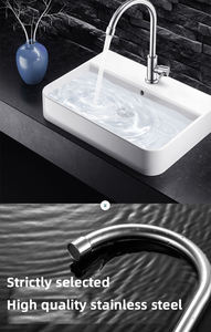 Grifo Mezclador de Cocina de Agua Fría Única de Acero Inoxidable Pulido con Cartucho Ahorrador de Agua para Fregadero - Precio Mayorista - Product Image 5