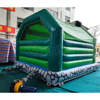 Château gonflable Panda résidentiel, maison de jeu, forêt de bambou, trampoline, aire de jeux extérieure, parc à thème pour tout-petits