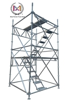 Estructura de Andamio de Acero Resistente para Montaje de Altavoces Line Array en Conciertos al Aire Libre