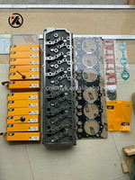 Culasse de moteur C6.4 pour excavatrice E320D, en fonte, taille OEM, marque YKM, numéros de pièces 2977644/297-7644