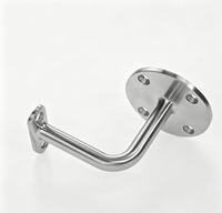 Support mural pour main courante, en acier inoxydable massif, pour accessoires de rampe d'escalier