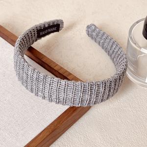 แถบคาดศีรษะแบบถักสำหรับผู้หญิงผ้าพันผมถักแบบโบฮีเมียนอบอุ่นสำหรับฤดูหนาว - Product Image 6