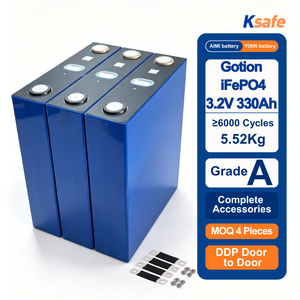 Gotion 3.2V 330Ah Lifepo4バッテリー グレードA 新品 ディープサイクル 6000+サイクル ソーラーRVマリンESS蓄電システム用 - Product Image 1