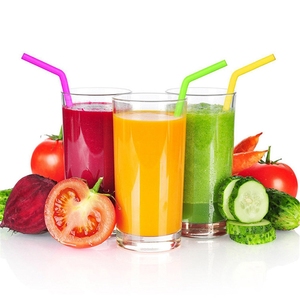 Pailles à boire réutilisables en silicone de qualité alimentaire, souples, longues, écologiques, certifiées CE/UE, sans BPA, sans goût de caoutchouc, faciles à nettoyer, modernes - Product Image 4