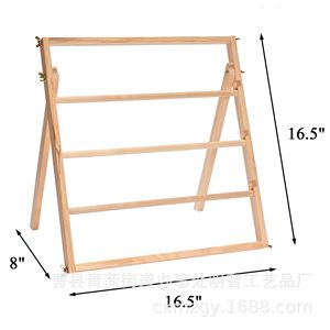 Expositor de madera de 5 niveles desmontable para cintas, para floristería, almacenamiento y embalaje. - Product Image 4