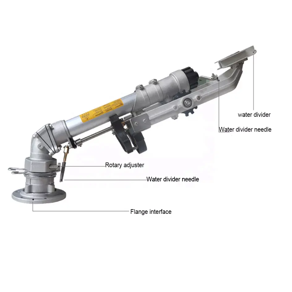 In Stock Farm irrigation Sprinkler Long range 26-53m Rotate 360 degrees 2 inch Metal Rain gun