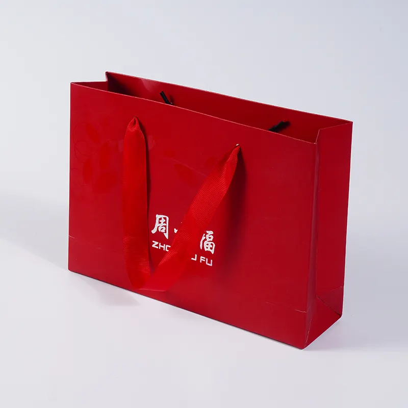 High Quality Custom clothing shopping bags gift paper bag packaging with handle luxury bags for wedding/jewelry/cosmetic