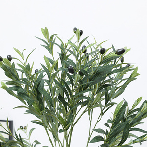Arreglo de Plantas Artificiales, Planta Artificial Decorativa para Interiores, Árbol de Olivo - Product Image 2