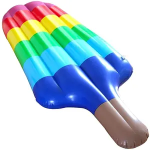 Enfants et adolescents, Popsicle arc-en-ciel, jouets de Sport aquatique d'été, flotteur, sucette de glace pour adultes, PVC, tapis de glace gonflable, flotteur de piscine