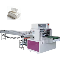 Machine d'emballage automatique à détection de flux pour le conditionnement de mouchoirs en papier, de serviettes et de mouchoirs faciaux pour les petites entreprises