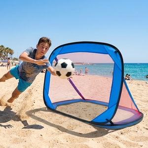 <span class=keywords><strong>But</strong></span> de football portable et pliable en acier 110x80cm pour l'entraînement en extérieur, filet de football, filet de cible de football, filet de rebond de football - Product Image 4