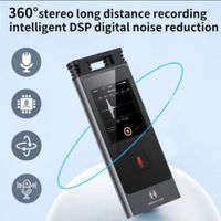 Échantillon gratuit 2024 derniers modèles enregistrement de longue durée Wav Mp3 lecteur de musique enregistreur vocal type c Dictaphone enregistreur vocal numérique