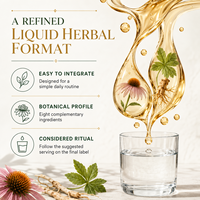 Gotas de Equinácea y Goldenseal de Alta Potencia con Vitamina C y Zinc para Apoyo a la Salud Respiratoria, Venta al Por Mayor OEM