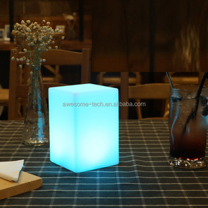 Creative RGB quadrato cubo lampada ricaricabile Led luce notturna per bambini per il bambino - Product Image 3