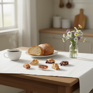 Fermaglio per capelli Bread Clip da 8 cm con design a forma di pane per donne e ragazze - Product Image 2