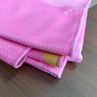 Pink Printing Beach Towel for Girl Lovely Travel Towel Microfiber Waffle Cloth Camping Towel Ideal for Girls Gift Pool Party Use