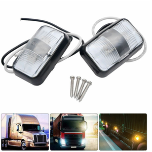 Feu stop à <span class=keywords><strong>LED</strong></span> 12V <span class=keywords><strong>24V</strong></span> Feu arrière de dégagement Feux de position latéraux - Product Image 2