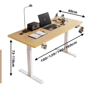 Escritorio Ajustable Chiều cao có thể điều chỉnh L hình dạng bàn cơ giới L hình đứng bàn