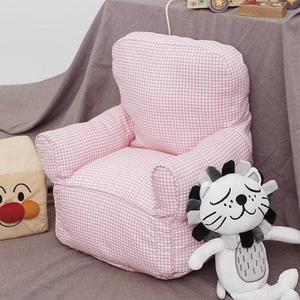 Pouf d'intérieur à rayures mignonnes <span class=keywords><strong>Vintage</strong></span> pour enfants <span class=keywords><strong>Fauteuil</strong></span> pour enfants Convient aux tout-petits de 2 à 4 ans - Product Image 3