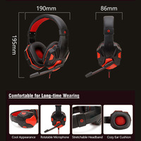Casque de jeu filaire 3,5 mm pour PC, casque stéréo avec basses pour joueurs, écouteurs pour téléphone et ordinateur portable avec microphone pour PS4, Xbox One, Switch