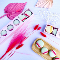 Boîte d'emballage de macarons de luxe personnalisés, tiroir écologique cosmétique avec fenêtre coulissante, boîte cadeau