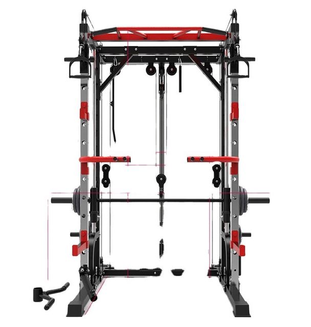 300 KG Weight Lifting Bar Multifunctional Exercise Machine Fitness Factory Direct Gym Training Power Cage Rack