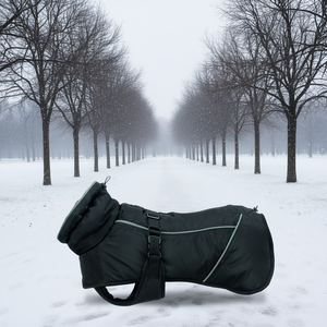 Abrigo de Invierno para Perro Brizon, Talla S, 36 cm, Color Negro, para Clima Frío - Product Image 3