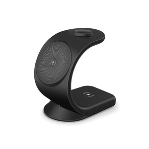 Chargeur sans fil magnétique de bureau ABS à charge rapide <span class=keywords><strong>Qi</strong></span> 15W 3 en 1 pour iPhone Apple Watch AirPods OJD-83 - Product Image 6