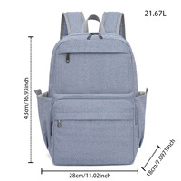 Sac à dos pour ordinateur portable d'étudiant d'Oxford College avec logo personnalisé sac étanche pas cher tendance cool voyage étudiant école pour adolescents