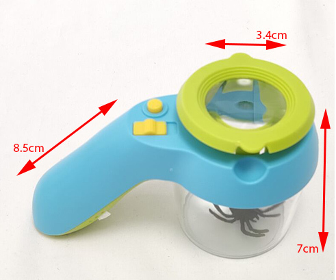 Insect Viewer LED Insect Viewer Magnifier Jar Bug Viewer Insect Collecting KidS Gift