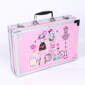 Venta Directa de Fábrica Útiles Escolares para Niños Caja de Aluminio con 145 Piezas Set de Arte Infantil para Dibujar Pinceles para Pintar y Estuche para Colorear - Product Image 1