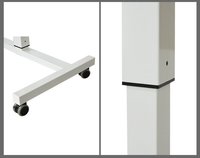 Bureau debout à levage manuel, bureau debout roulant, bureau d'ordinateur à levage, bureau d'appoint, bureau d'ordinateur portable, bureau pliable mobile