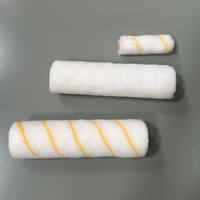 Rouleau de peinture en mousse haute densité avec noyau en plastique pour peinture murale lisse et projets de bricolage décoration de la maison