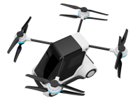 Moteur de drone de drone à moteur d'avion électrique haute puissance 10KW conçu pour le transport de passagers et de marchandises