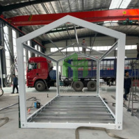 Structure de Conteneur Modulaire en Acier Galvanisé Léger pour Maison Préfabriquée