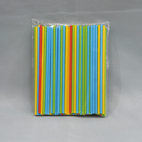 Pailles en papier jetables de couleurs assorties en gros, pailles biodégradables colorées pour les magasins et les supermarchés