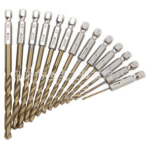 Juego de brocas helicoidales con vástago hexagonal Mr Drill de 1.5 a 6.5 mm con revestimiento de titanio para perforación de metal - Product Image 5