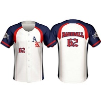 Maillot de baseball personnalisé avec logo et nom, vente en gros, rayures vintage, sublimation, pour jeunes, vêtements de baseball et softball, maillots de baseball