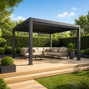Pergola sur mesure étanche <span class=keywords><strong>pour</strong></span> jardin, avec protection thermique majestueuse, <span class=keywords><strong>pour</strong></span> un patio fiable et intemporel, et une véranda luxueuse <span class=keywords><strong>pour</strong></span> un style de vie de prestige. - Product Image 1