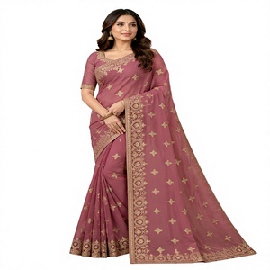 Ladies Clothing_ 2026 100% Customized High Quality Beautiful <b>Saree</b> Available Different Colors and with Customized logo & labels - Product Image 4