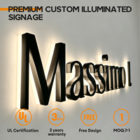 Enseignes lumineuses LED personnalisées Carrey Sign pour signalétique commerciale, enseignes murales d'hôtel extérieures, logo en acrylique, enseigne LED intérieure pour magasin
