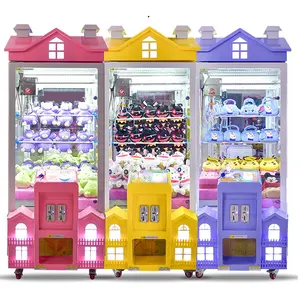 Penjualan laris mesin permainan cakar Crane mainan Mini penangkap Arcade beroperasi koin untuk dijual