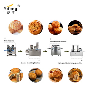 Ligne de production de pâtisserie multifonctionnelle électrique pour gâteaux au <span class=keywords><strong>durian</strong></span>, samoussas et gâteaux aux haricots mungo, pour usage en restaurant 380V - Product Image 1