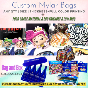 Tùy chỉnh in 3.5G độc đáo đặc biệt chết cắt túi Mylar hình không đều niêm phong 8 mùi bằng chứng đặc biệt Cali Mylar Túi - Product Image 6