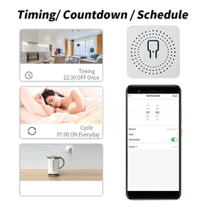 Mini interruptor inteligente WiFi 16A interruptores de luz DIY Control inalámbrico hogar inteligente con Tuya Smart Life Alexa Google Home - Product Image 2