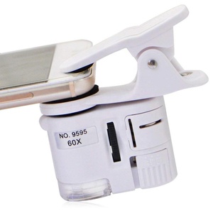 Clip universel 60X Microscope LED <span class=keywords><strong>pour</strong></span> téléphone portable <span class=keywords><strong>pour</strong></span> <span class=keywords><strong>smartphone</strong></span> - Product Image 3