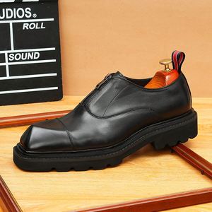 Zapatos Oxford de Vestir Casuales para Hombre, Hechos a Mano, de Alta Calidad, Personalizados, de Cuero Genuino, Transpirables, para Bodas y Fiestas - Product Image 3