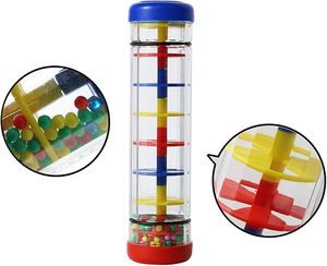 Jouet musical sensoriel pour bébé, baguette de <span class=keywords><strong>pluie</strong></span>, <span class=keywords><strong>hochet</strong></span>, tube en plastique, jouet pour bébé de 5 à 7 ans, jouet à secouer - Product Image 3